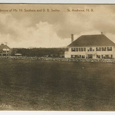Summer Residences of H. Southam and D.B. Seeley, St. Andrews, New Brunswick | Postcard