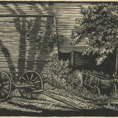 Summer Shadows | Pauline Winchester Inman | Wood Engraving | 1947