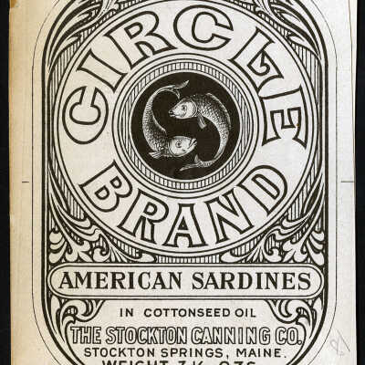 Circle Brand. American Sardines in Cottonseed Oil.