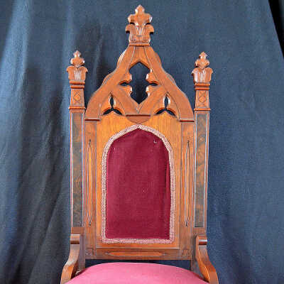 Gothic Chair #2, c.1870 | Central Congregational Church | Eastport, Maine