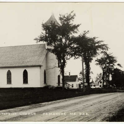 Methodist Church, Pembroke, Maine | Postcard