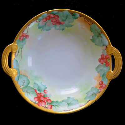 Small Bowl. Hand Painted Porcelain | Martha "Mattie" Waide (1857-1929) | Eastport, Maine