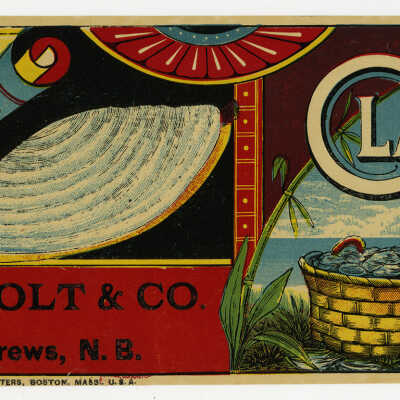 Little Necks. Fresh Clams. W. A. Holt & Co. [St. Andrews] | [No Artist Defined]