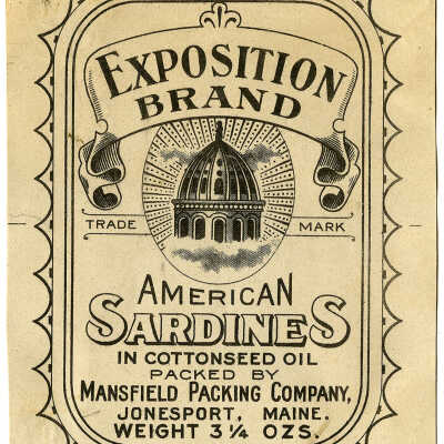 Exposition Brand. American Sardines in Cottonseed Oil. | [No Artist Defined]