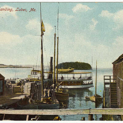 Ferry Boat Landing, Lubec, Maine | Postcard