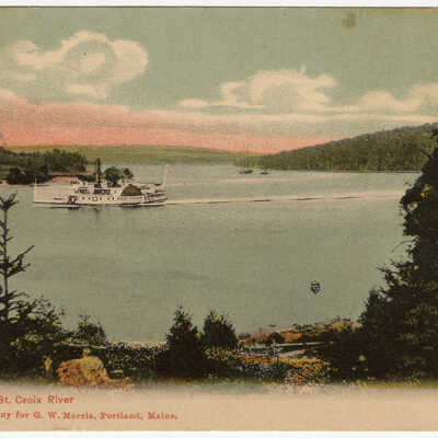 Scene on St. Croix River | Postcard