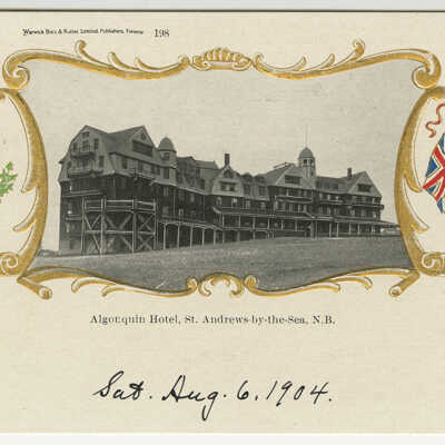 Algonquin Hotel, St. Andrews, New Brunswick | Postcard