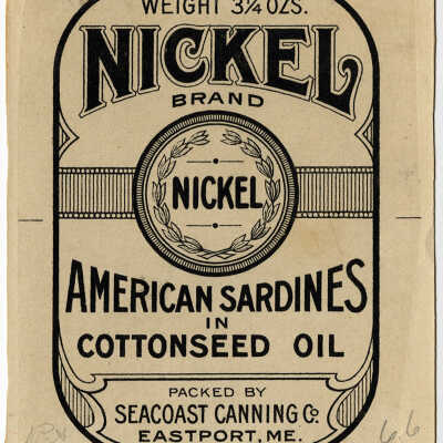 Nickel Brand. American Sardines in Cottonseed Oil. | [No Artist Defined]