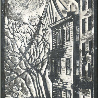 Untitled Block [Apartment with trees] | Pauline Inman