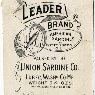 Leader Brand. American Sardines in Cottonseed Oil. | [No Artist Defined]