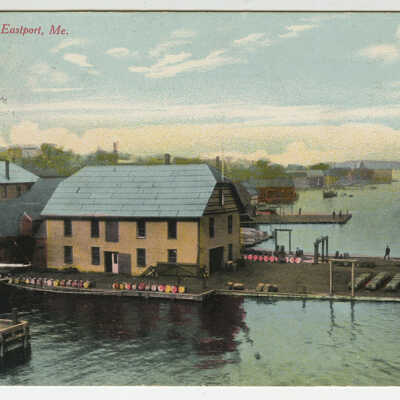 Union Dock, Eastport, Maine | Postcard