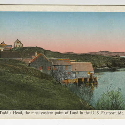 Todd's Head, Most Eastern Point in U.S., Eastport, Maine | Postcard