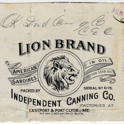 Lion Brand. American Sardines in Cottonseed Oil. | [No Artist Defined]