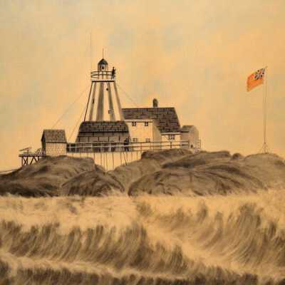 Gannet Rock Lighthouse, Off Grand Manan | Artist unknown
