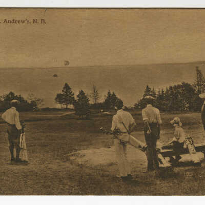 Golfing at St. Andrews, New Brunswick | Postcard