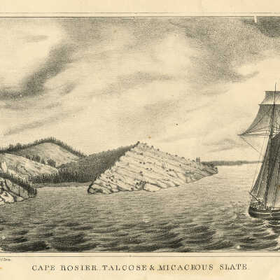 Cape Rosier, Talcose & Micaceous Slate | Moore’s Litho Boston