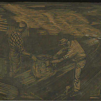 Untitled Block [Lobstermen] | Pauline Inman