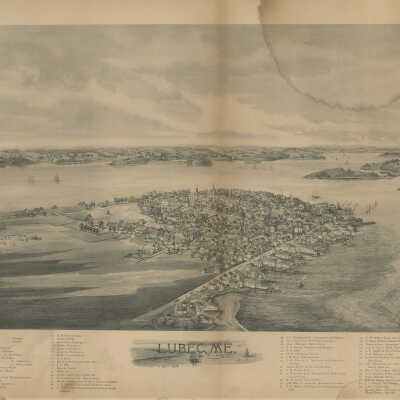 Lubec Bird's Eye View | George Norris