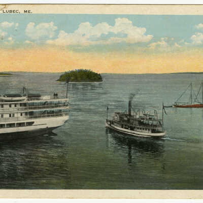 The Harbor, Lubec, Maine | Postcard