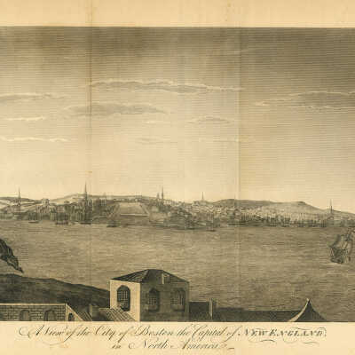 A View of the City of Boston the Capitol of New England in North America | Pownal