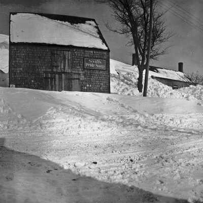 Winter Scene, Outer Washington Street, Eastport, Maine | [No Artist Defined]