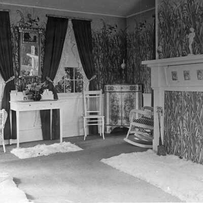 Quillcote interior - The Blue Parlor