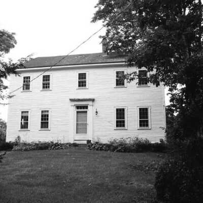 "Captain John Elden House": The Buxton-Hollis Historical Society lists this photo as the "Captain John Elden House" on 247 Elden Rd. The date of this photo is unknown.