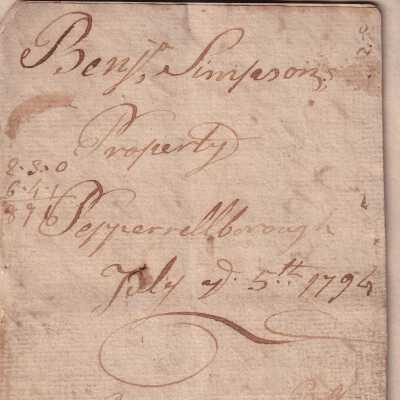 Diary, Volume 7, 1794