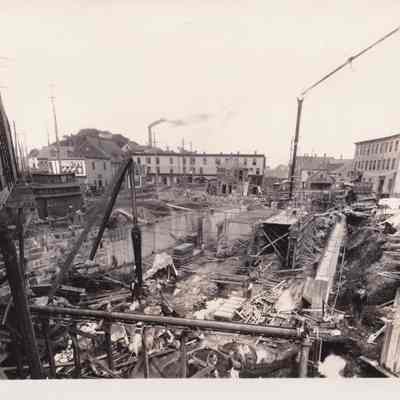 Saco-Lowell Shops, "New Shop" construction