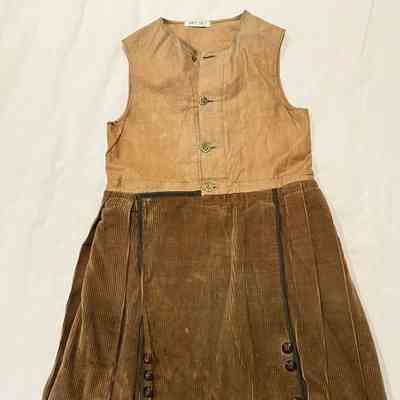 Front of skirt with attached top