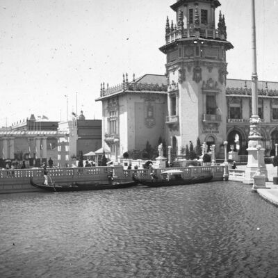 Gondolas on the Grand Canal, Pan American Exposition, 1901