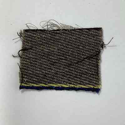 Fabric sample and weaving draft