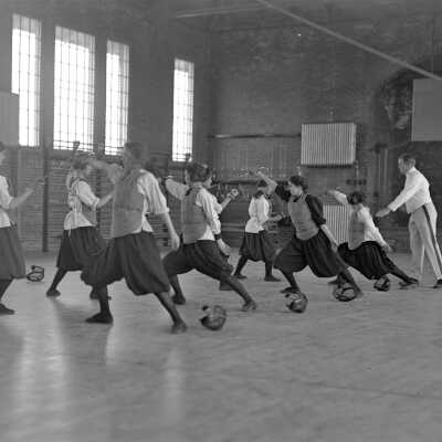 Thornton Academy fencing class