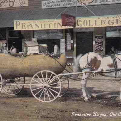 Old Orchard Beach Peanutine Wagon Postcard