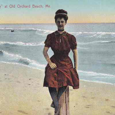 Old Orchard Beach Portrait Postcard
