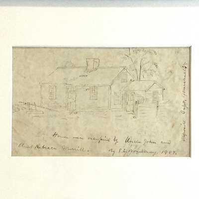 House once occupied by Uncle John and Aunt Rebecca Merrill