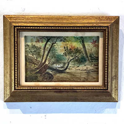 Woodland Scene along the River