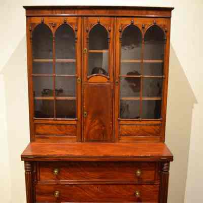 Desk and bookcase