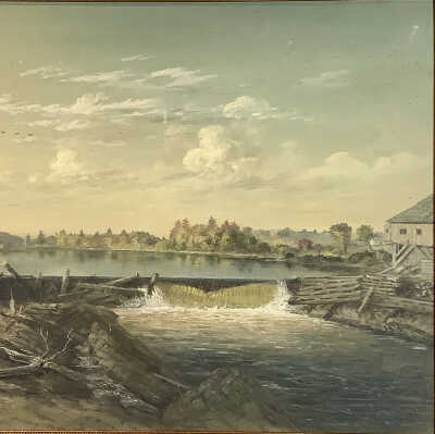 At Salmon Falls on the Saco, 1866