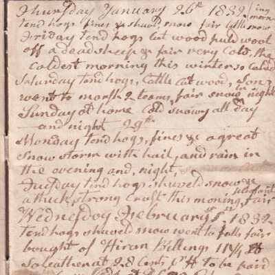 Diary, Volume 27, 1832-1833