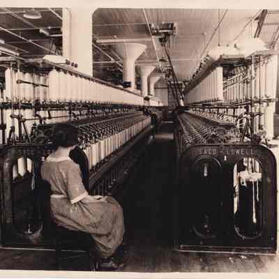 Saco-Lowell Shops, roving machines
