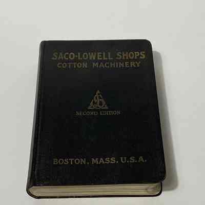 Saco-Lowell Shops Cotton Machinery