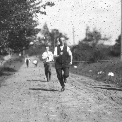 Essex Camera Club members in a footrace