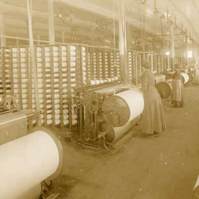 Laconia Mills- warping room