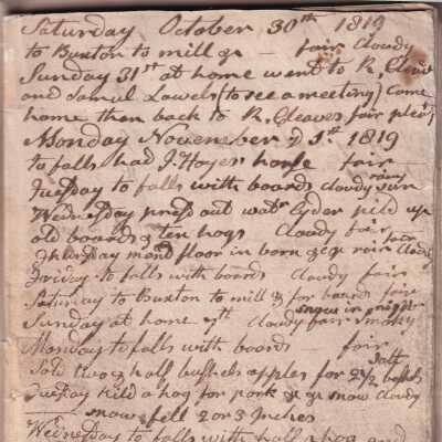 Diary, Volume 22, 1819-1823