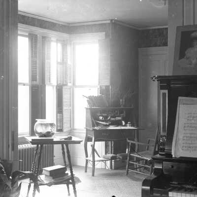 Interior of Bradbury home