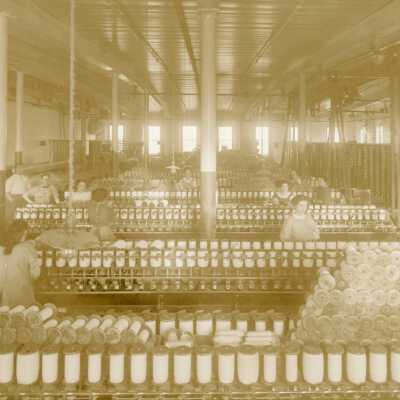 Laconia Mills - spooling room