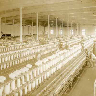 Laconia Mills - spinning room