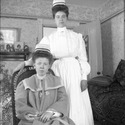 Two unidentified women