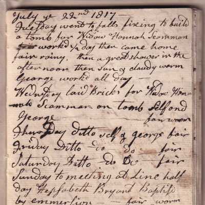 Diary, Volume 21, 1817-1819